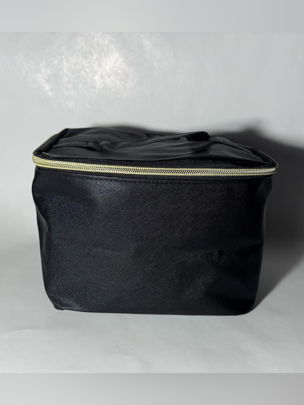 Sassy + Chic Large Black Makeup Bag Travel Toiletry Organizer Case NWT 8x6x5 in